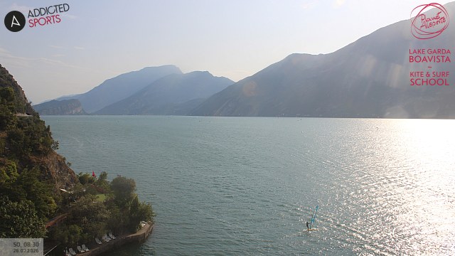 Webcam Limone del Garda live: condizioni vento e meteo sul Lago di Garda
