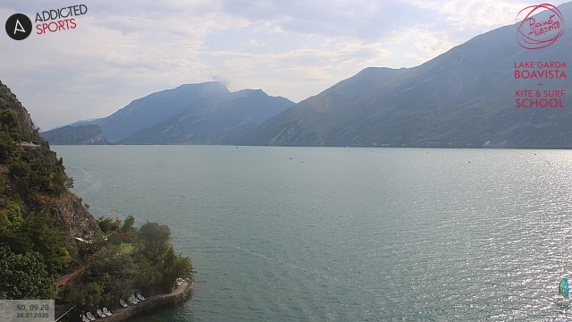 Webcam Limone del Garda live: condizioni vento e meteo sul Lago di Garda
