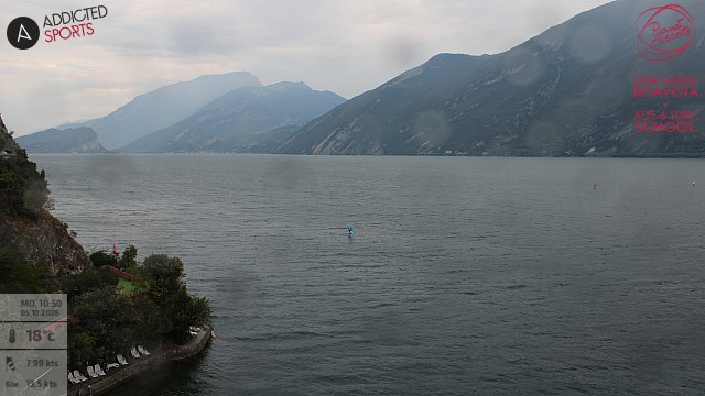 Webcam Limone del Garda live: condizioni vento e meteo sul Lago di Garda
